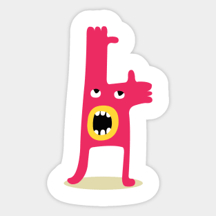 Red Hands Sticker